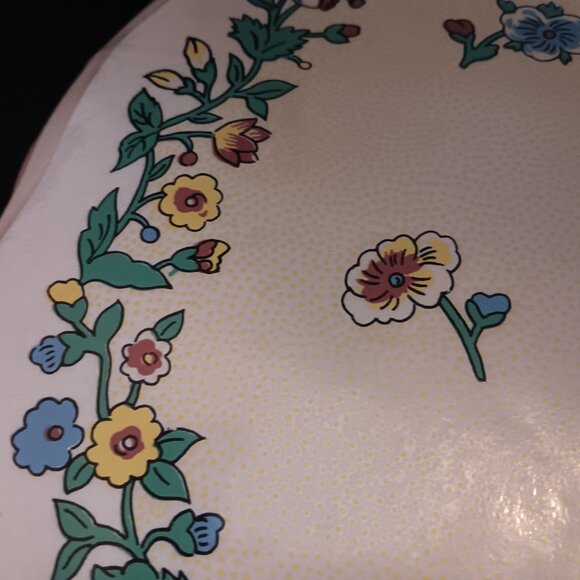 Vintage Vinyl Floral Placemats - Picture 3 of 4